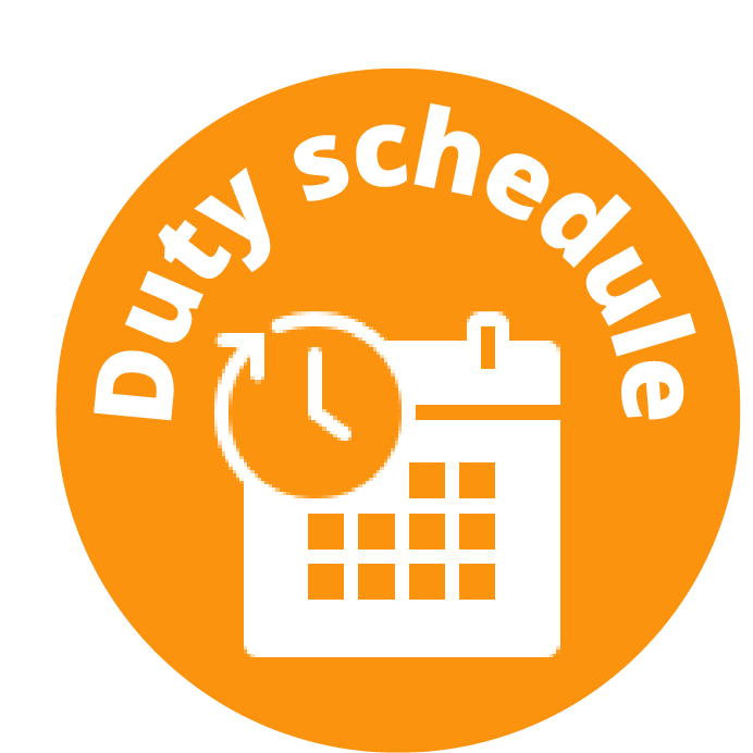 icon duty schedule